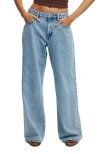 Cotton On Relaxed Wide Jean In Cleanwater Blue
