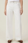 Cotton On Relaxed Wide Jean In Vintage White