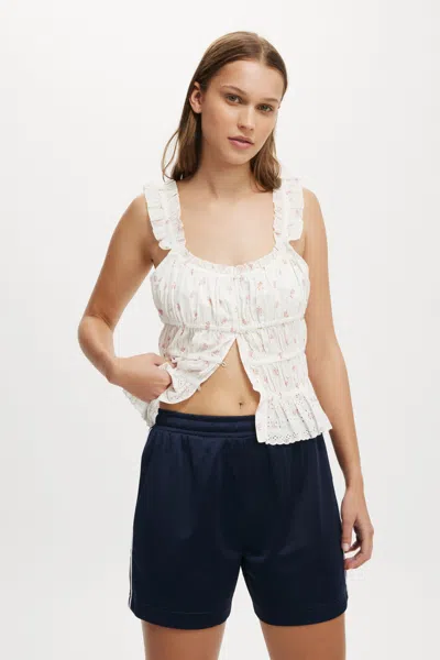 Cotton On Retro Sporty Long Short In Winter Night