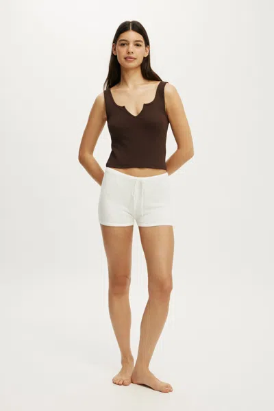 Cotton On Rib Notch Tank In Multi