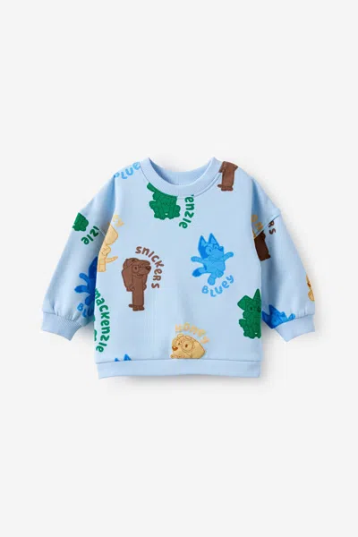 Cotton On Kids' Riley Sweater Lcn In Blue