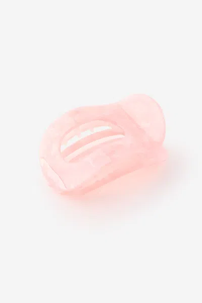 Cotton On Road Trip Hair Claw In Blush Pink Marble