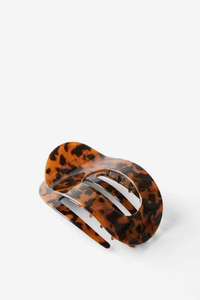 Cotton On Road Trip Hair Claw In Brown
