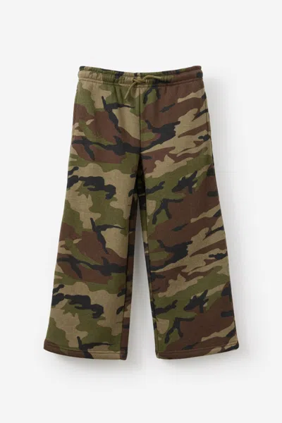Cotton On Kids' Sammy Wide Leg Trackpants In Green