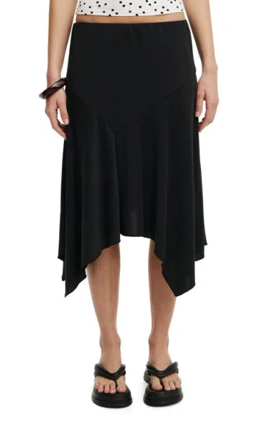 Cotton On Sandy Midi Skirt In Black