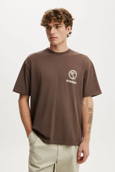 Cotton On Shelby Cobra Everyday Fit T-shirt In Brown