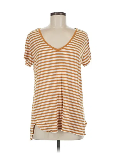 Pre-owned Cotton On Short Sleeve T-shirt In Brown