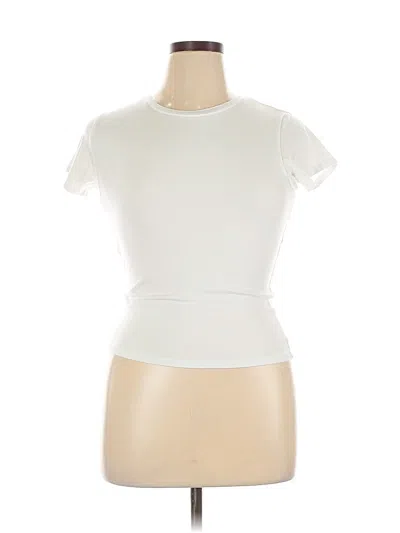 Pre-owned Cotton On Short Sleeve T-shirt In White