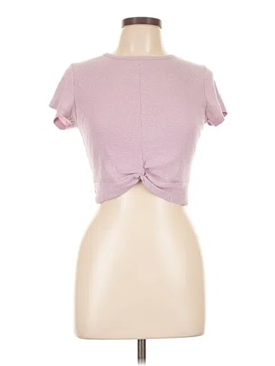 Pre-owned Cotton On Short Sleeve Top Pink Keyhole Neckline Tops