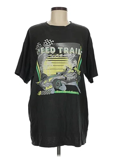 Pre-owned Cotton On Short Sleeve T-shirt In Black