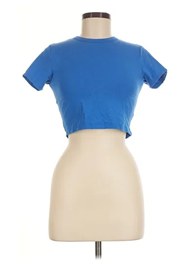 Pre-owned Cotton On Short Sleeve T-shirt In Blue