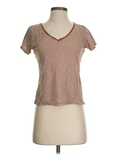 Pre-owned Cotton On Short Sleeve T-shirt In Brown