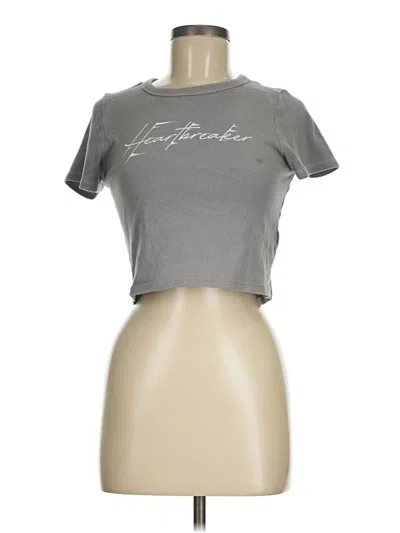 Pre-owned Cotton On Short Sleeve T-shirt In Gray