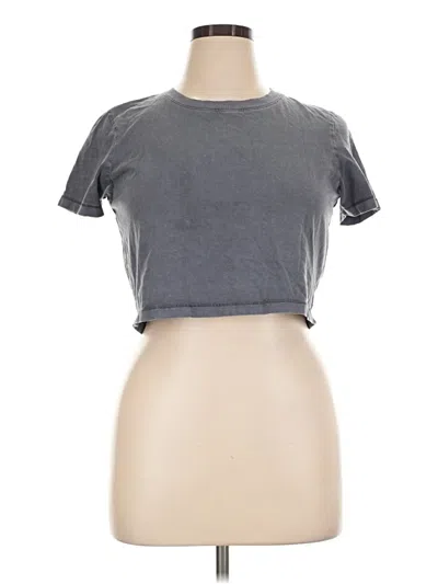 Pre-owned Cotton On Short Sleeve T-shirt In Gray