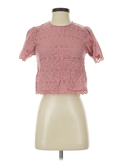 Pre-owned Cotton On Short Sleeve T-shirt In Pink