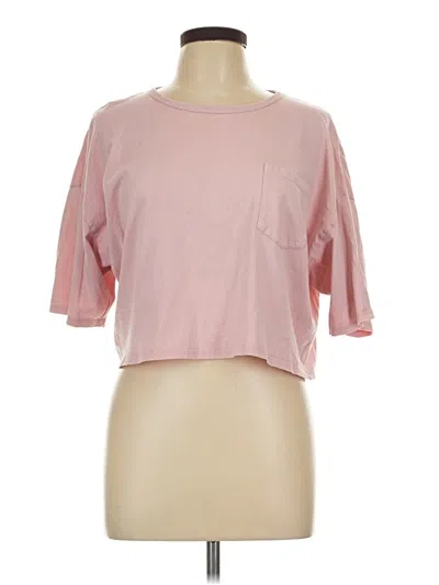 Pre-owned Cotton On Short Sleeve T-shirt In Pink