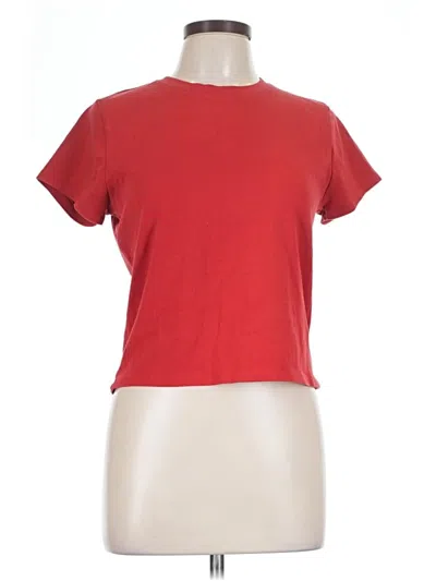 Pre-owned Cotton On Short Sleeve T-shirt In Red