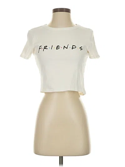 Pre-owned Cotton On Short Sleeve T-shirt In White