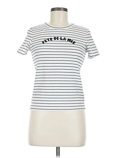 Pre-owned Cotton On Short Sleeve T-shirt In White