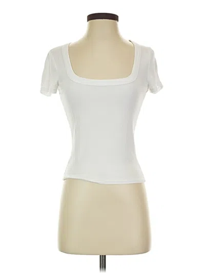 Pre-owned Cotton On Short Sleeve T-shirt In White