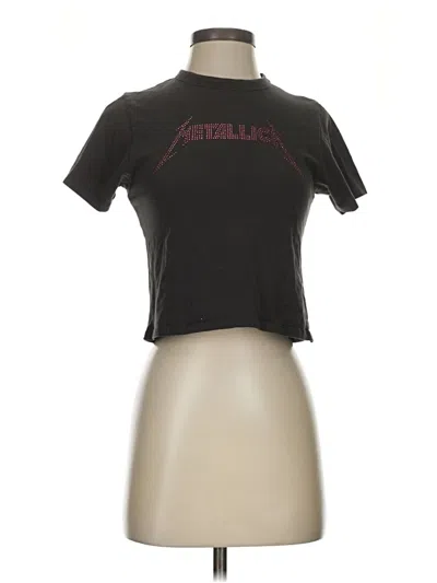 Pre-owned Cotton On Short Sleeve Turtleneck In Black