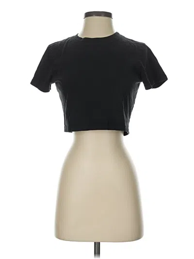 Pre-owned Cotton On Short Sleeve Turtleneck In Black