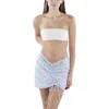 Cotton On Side Gathered Swim Skirt Womens Floral Side Ie Swim Bottom Separates In Multi