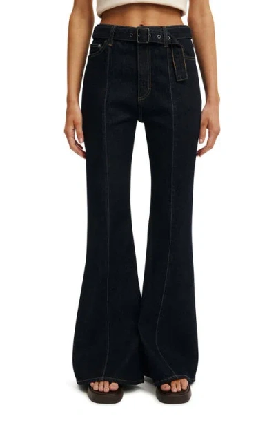 Cotton On Sienna High Flare Jean In Black