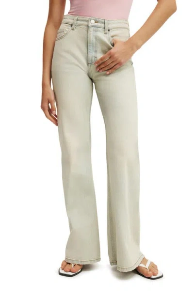 Cotton On Sienna High Flare Jean In Neutral