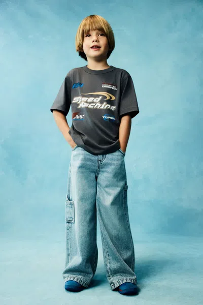 Cotton On Kids' Skater Carpenter Jean In Blue