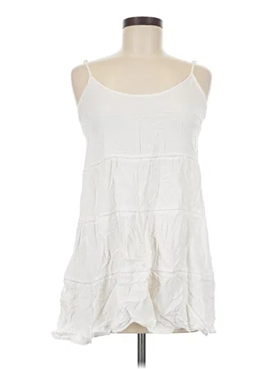 Pre-owned Cotton On Sleeveless Blouse In White