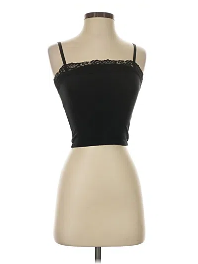 Pre-owned Cotton On Sleeveless Top Black Halter Neckline Tops