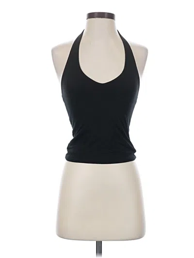 Pre-owned Cotton On Sleeveless Top Black Halter Neckline Tops