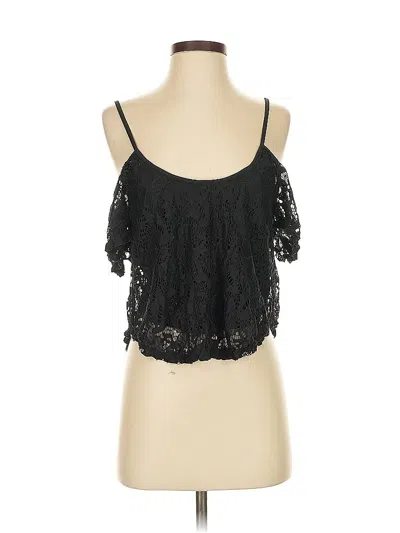 Pre-owned Cotton On Sleeveless Top Black Strapless Neckline Tops