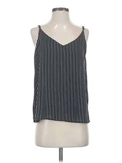 Pre-owned Cotton On Sleeveless Top Black V Neck Tops