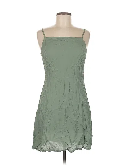 Pre-owned Cotton On Sleeveless Top Green Halter Neckline Tops