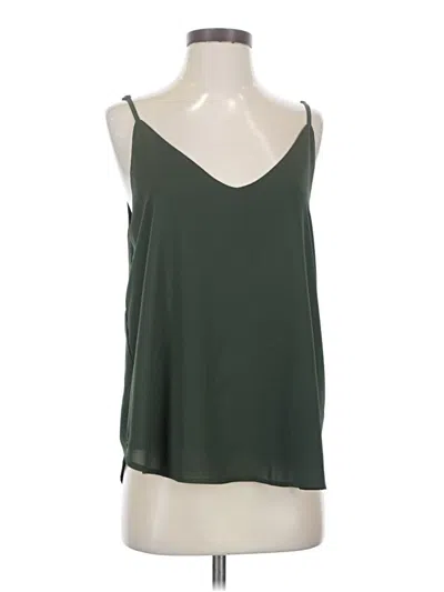 Pre-owned Cotton On Sleeveless Top Green Halter Neckline Tops