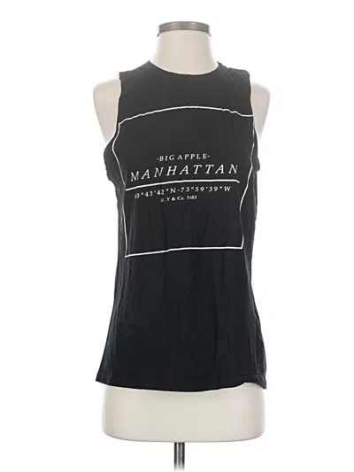 Pre-owned Cotton On Sleeveless T-shirt In Black