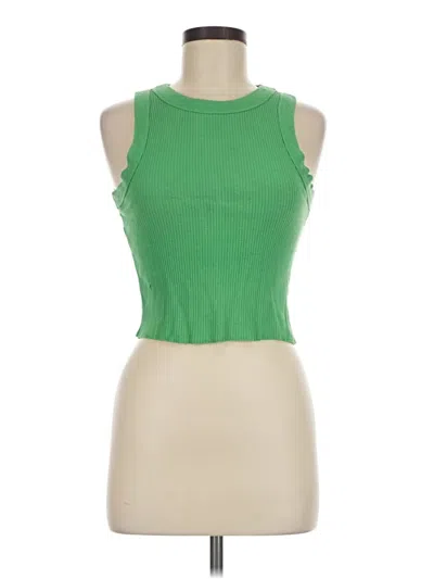 Pre-owned Cotton On Sleeveless T-shirt In Green
