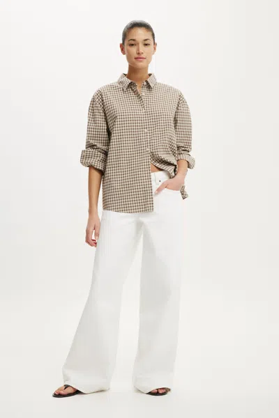 Cotton On Sloane Oversized Shirt In Multi