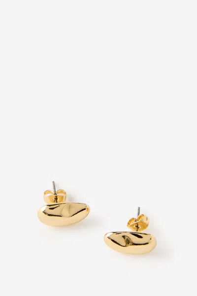 Cotton On Small Charm Earring In Gold