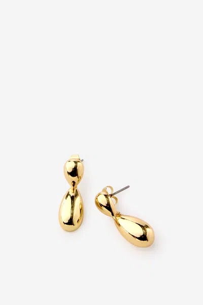 Cotton On Small Charm Earring In Gold