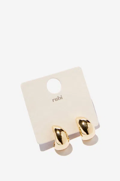 Cotton On Small Charm Earring In Gold