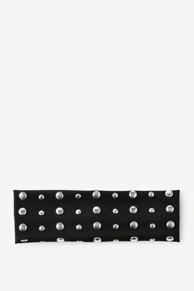 Cotton On Soft Headband In Black Studs