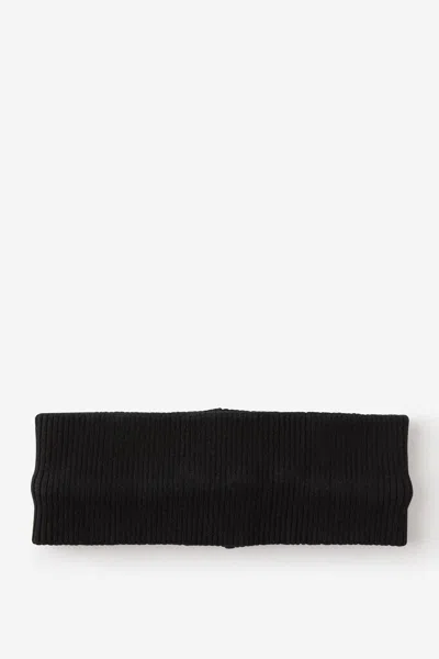Cotton On Soft Headband In Jet Black