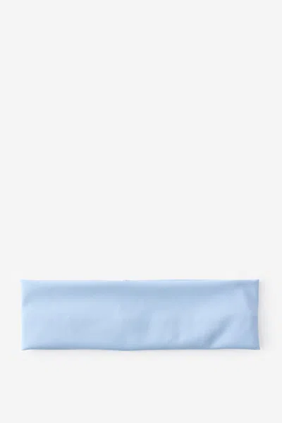Cotton On Soft Headband In Powder Blue Smooth