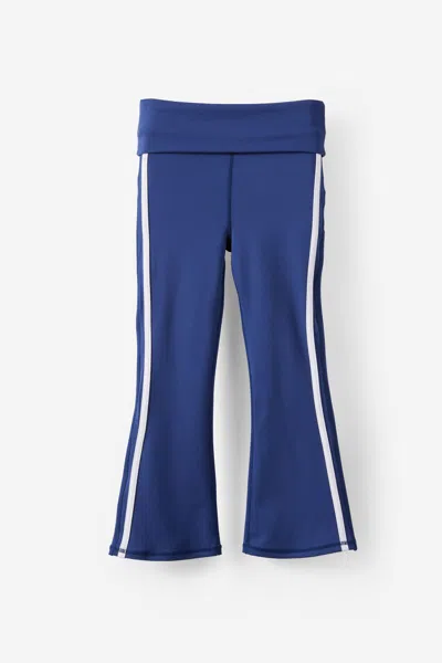 Cotton On Kids' Soft Stretch Active Fold Over Flare Legging In Blue
