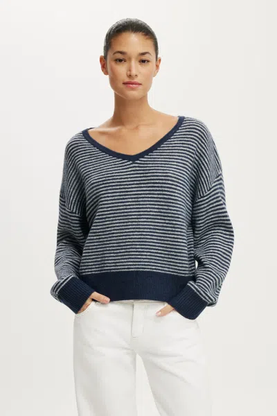 Cotton On Softest Luxe Slouchy V Knit In Multi