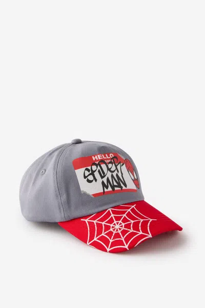 Cotton On Spiderman Marvel Kids Cap In Red