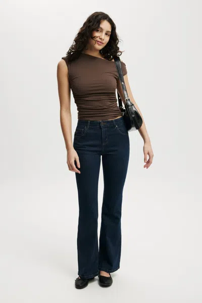 Cotton On Stretch Bootcut Flare Jean In Oxford Blue